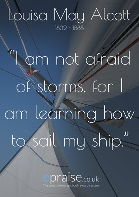 Louisa May Alcott Poster